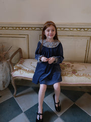 Royal blue velvet dress 27