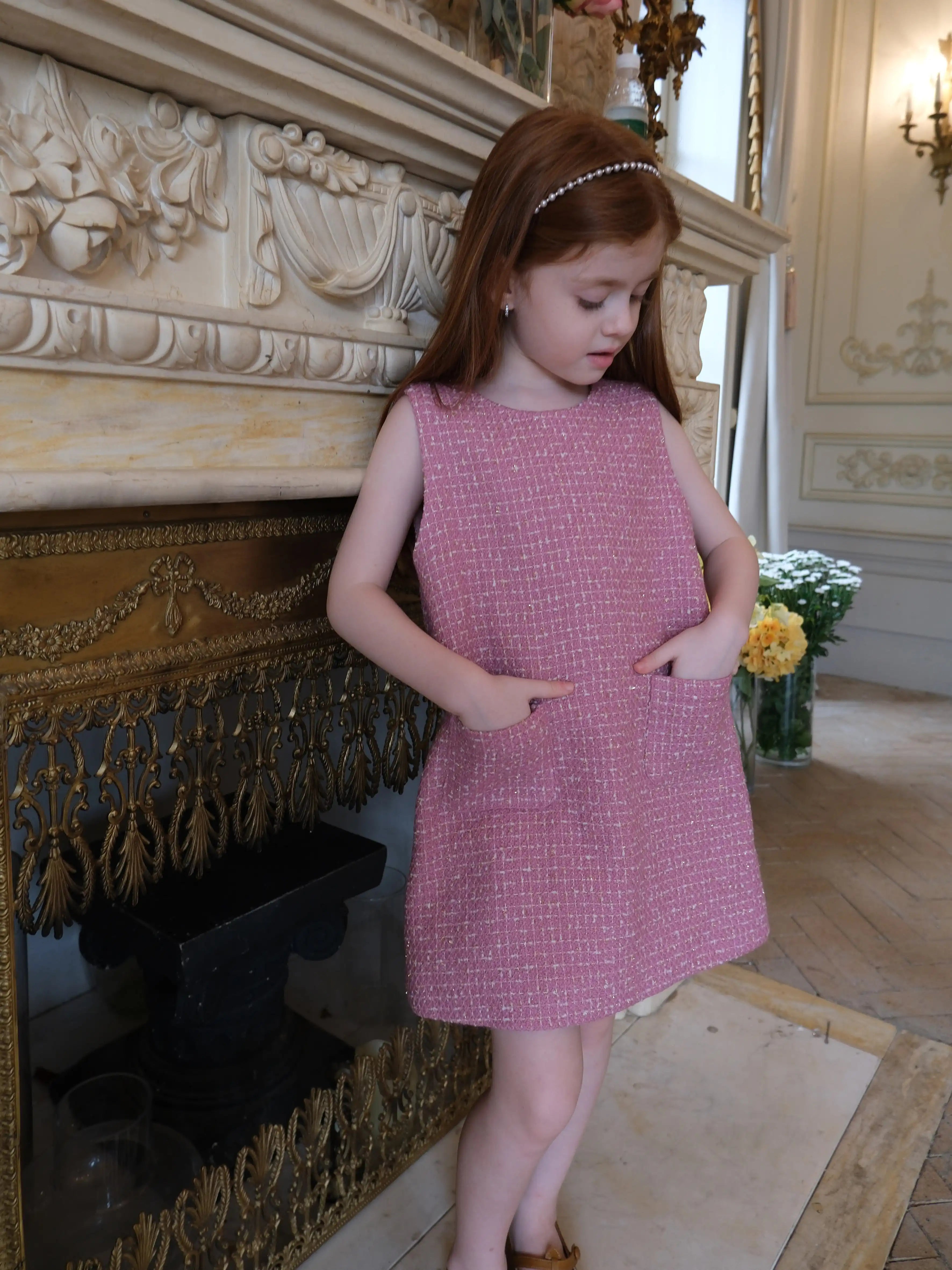 Pink Sleeveless Dress 25