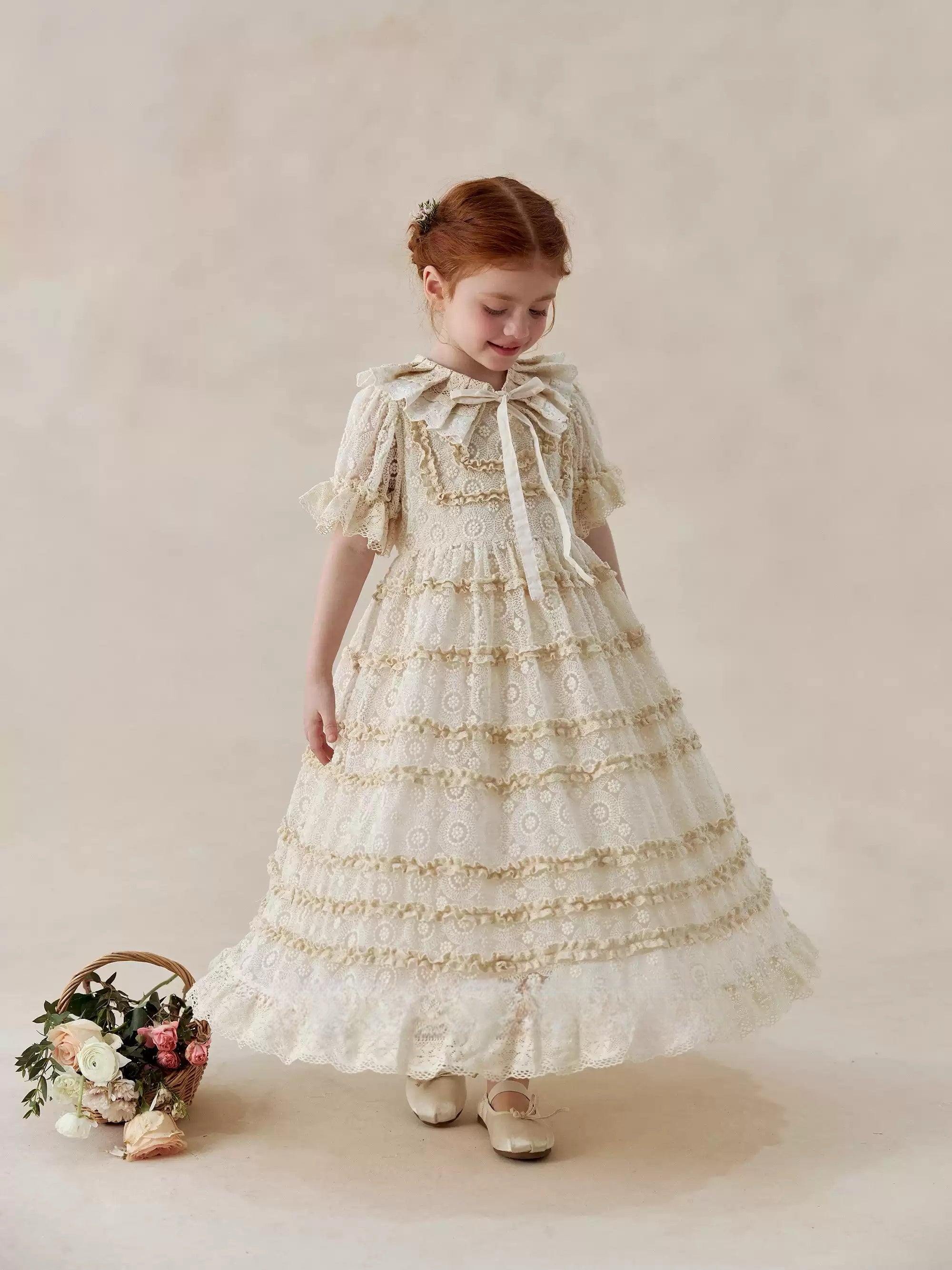 Vintage Lace Dress for Girls 45